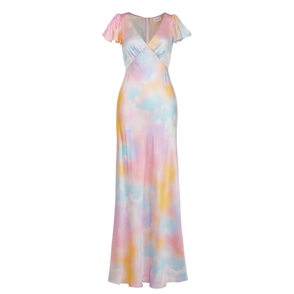 BNWT DOPAMINE FLUTTER SLEEVE SLIP DRESS 2x